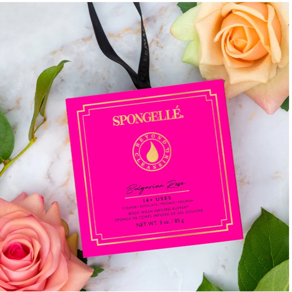 Spongelle Bulgarian Rose, body wash infused buffer.
